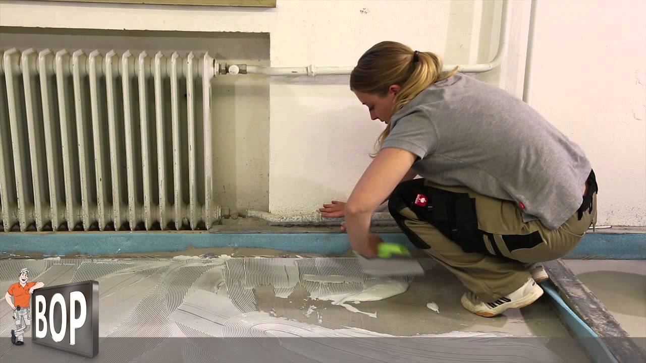 Linoleum verlegen und verkleben - So geht's!