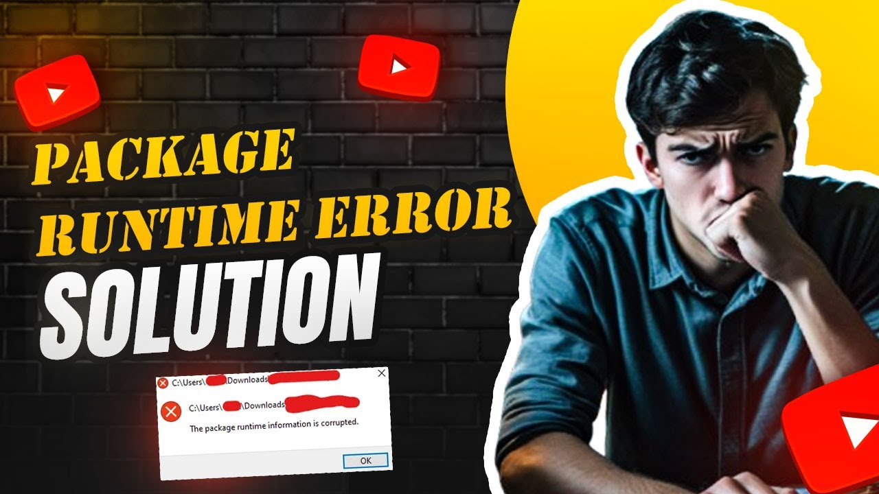 Fix Package Runtime Error in Windows 10 and 11