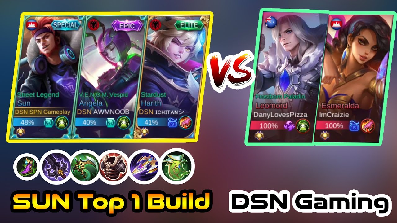 SUN Top 1 Best items MVP build S19 2021