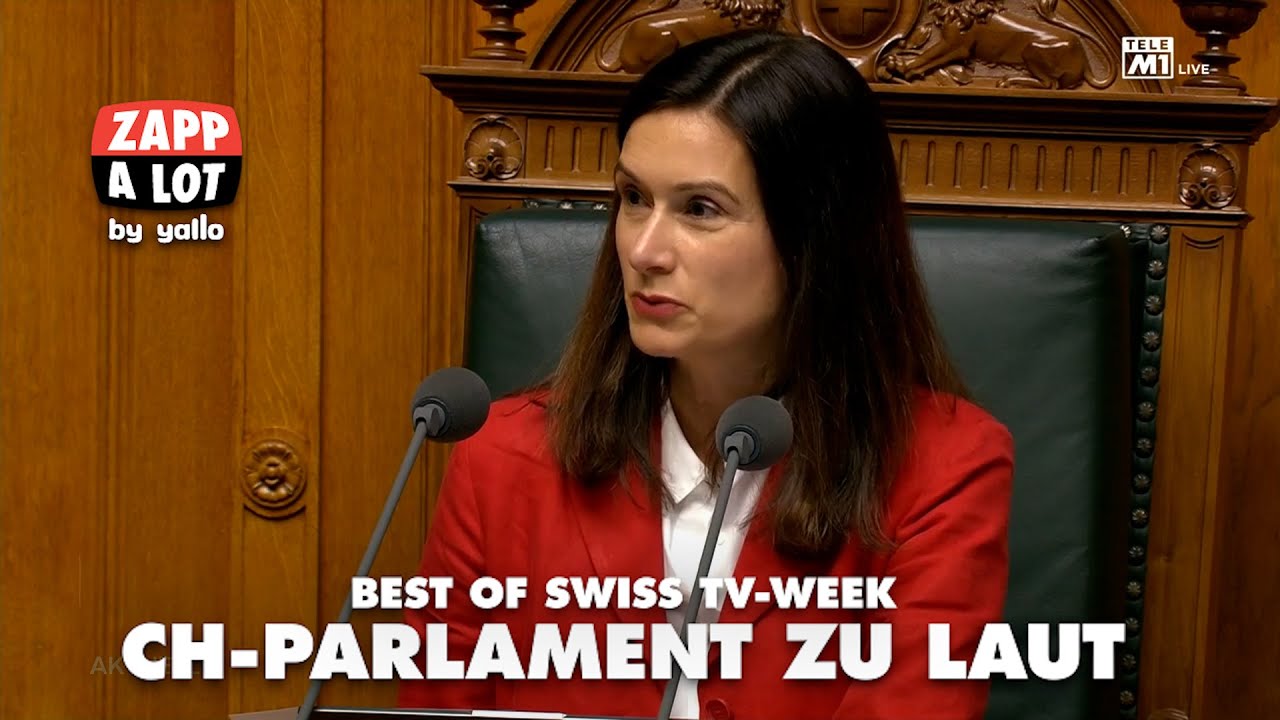 Schweizer Parlament zu laut!? 🇨🇭 - 👉 Abonniere @zappalot - Best of Swiss TV-Week