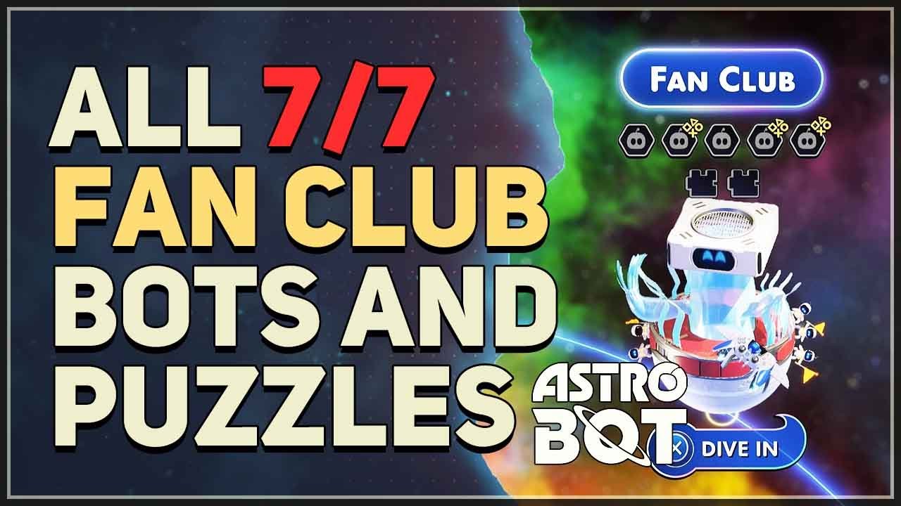 Fan Club 100% Walkthrough All Bots and Puzzle Pieces Astro Bot