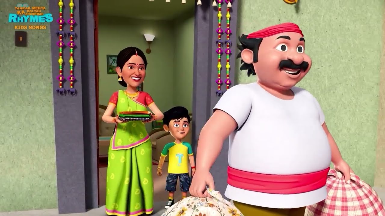 Picnic Rhymes of Tapu Sena | TMKOC English Rhymes |