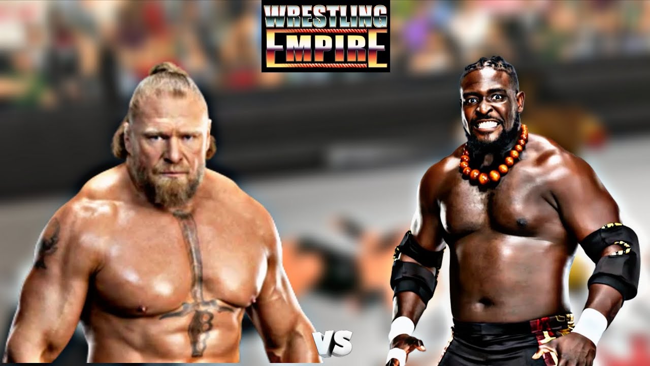 Brock Lesnar vs Oba Femi fought for the first time |Wrestling Empire 