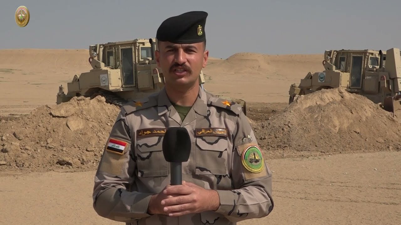 قائد عمليات صلاح يشرف على مراحل انجاز خط الصد الاستراتيجي في وادي الثرثار