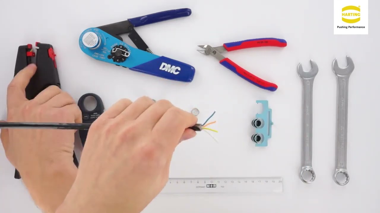 Crimp M12 Slim Design D-coded