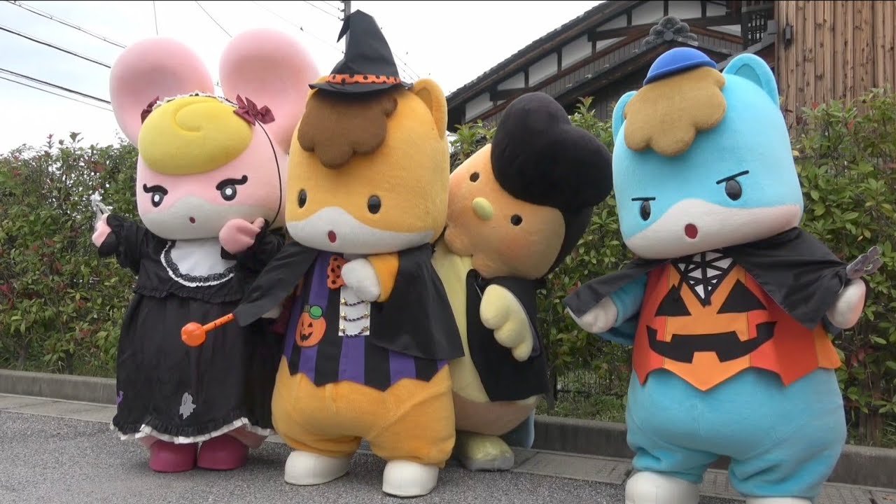 ご当地キャラ博2025　ぐんまちゃん、あおま、みーみ