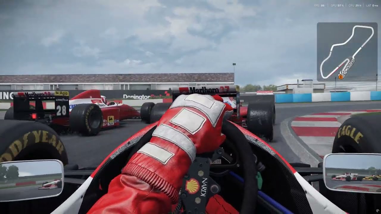 Automobilista 2, Lendária Donington Park 1993.(Onboard)