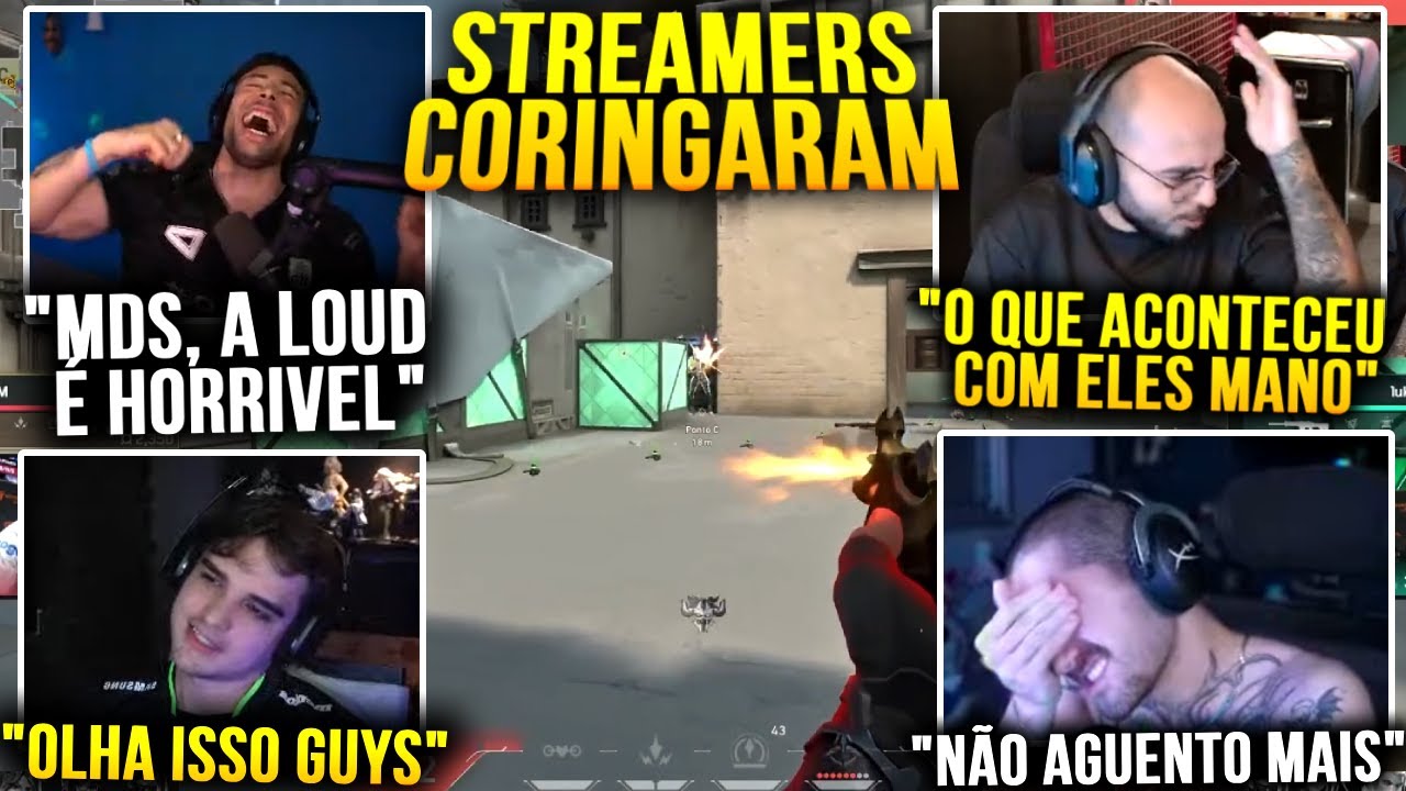 STREAMERS CORINGARAM COM AS ENTREGADAS DA LOUD CONTRA A EG! DGZIN AMASSOU ELES?