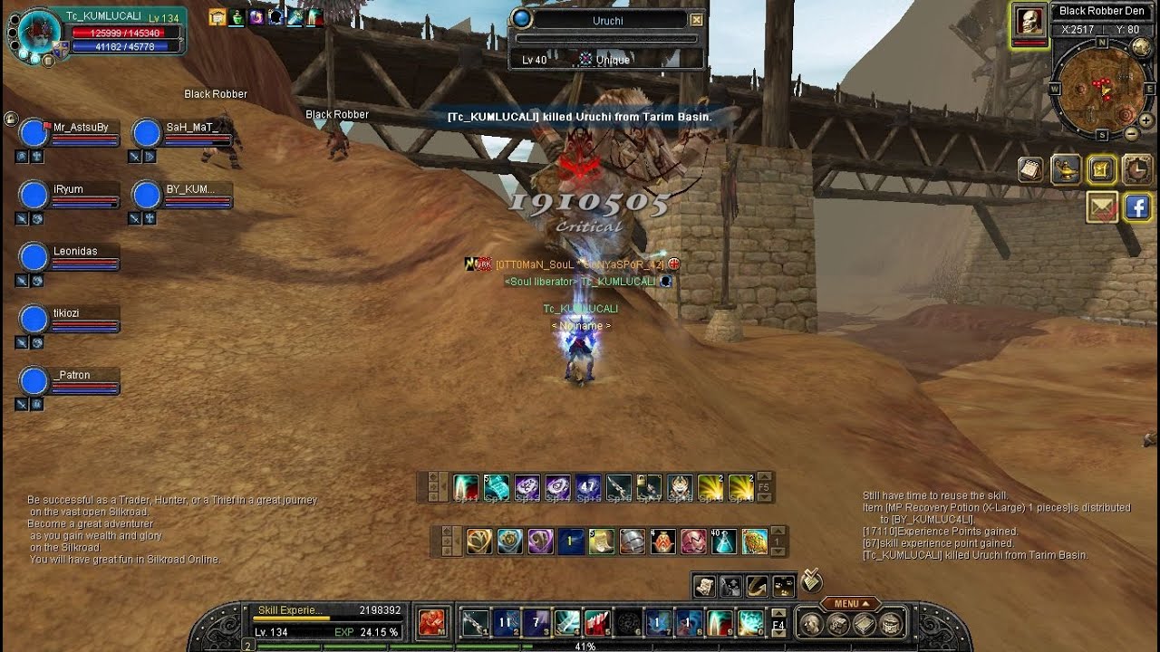 Silkroad Online İsro Theia  140 Olmaya az kaldı :)137 Slot Mobs UniqueS KİNG KUMLUCALI !!!