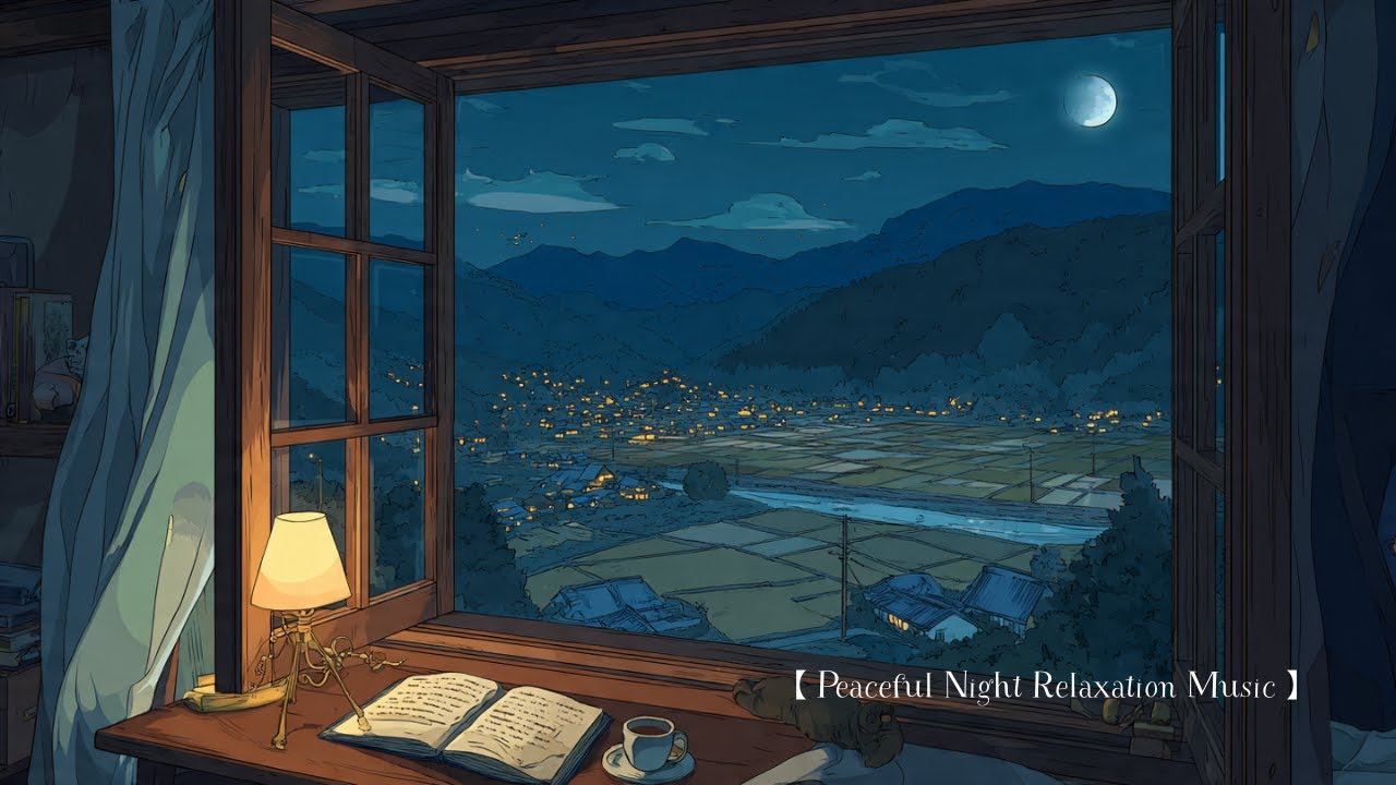 【Peaceful Night Piano 】Ghibli-Inspired Calm Music for Study & Relaxation #peacefulmusic