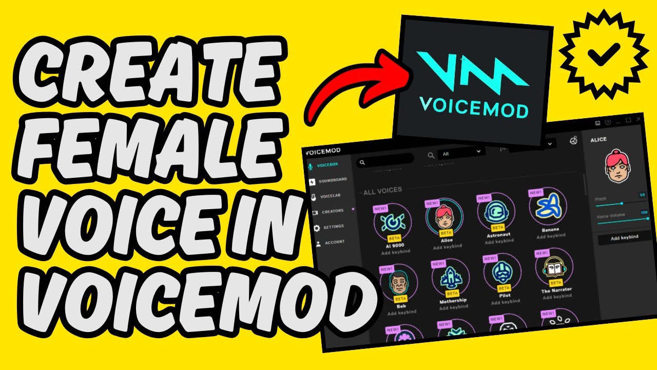 [Easy Guide] Create a Female Voice in Voicemod