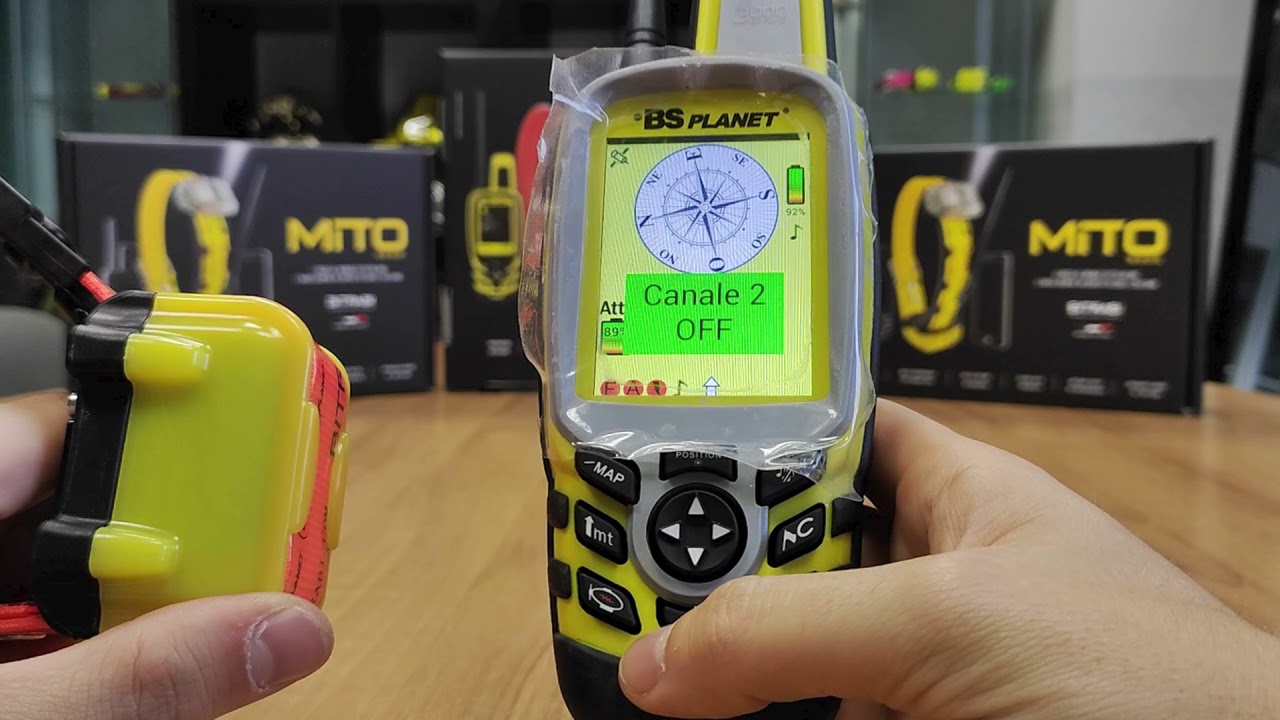 BITRABI MITO 5000 - Tutorial spegnimento collare MITO5000 con palmare BS EVO MAP // ITA