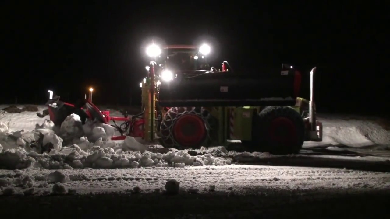 4 CLAAS Xerion on Mont Blanc