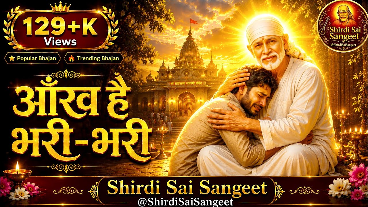 आँख है भरी-भरी... मुझे गले से लगा लो ना साईं 😭 | Emotional Sai Bhajan | New Sad Song 2026