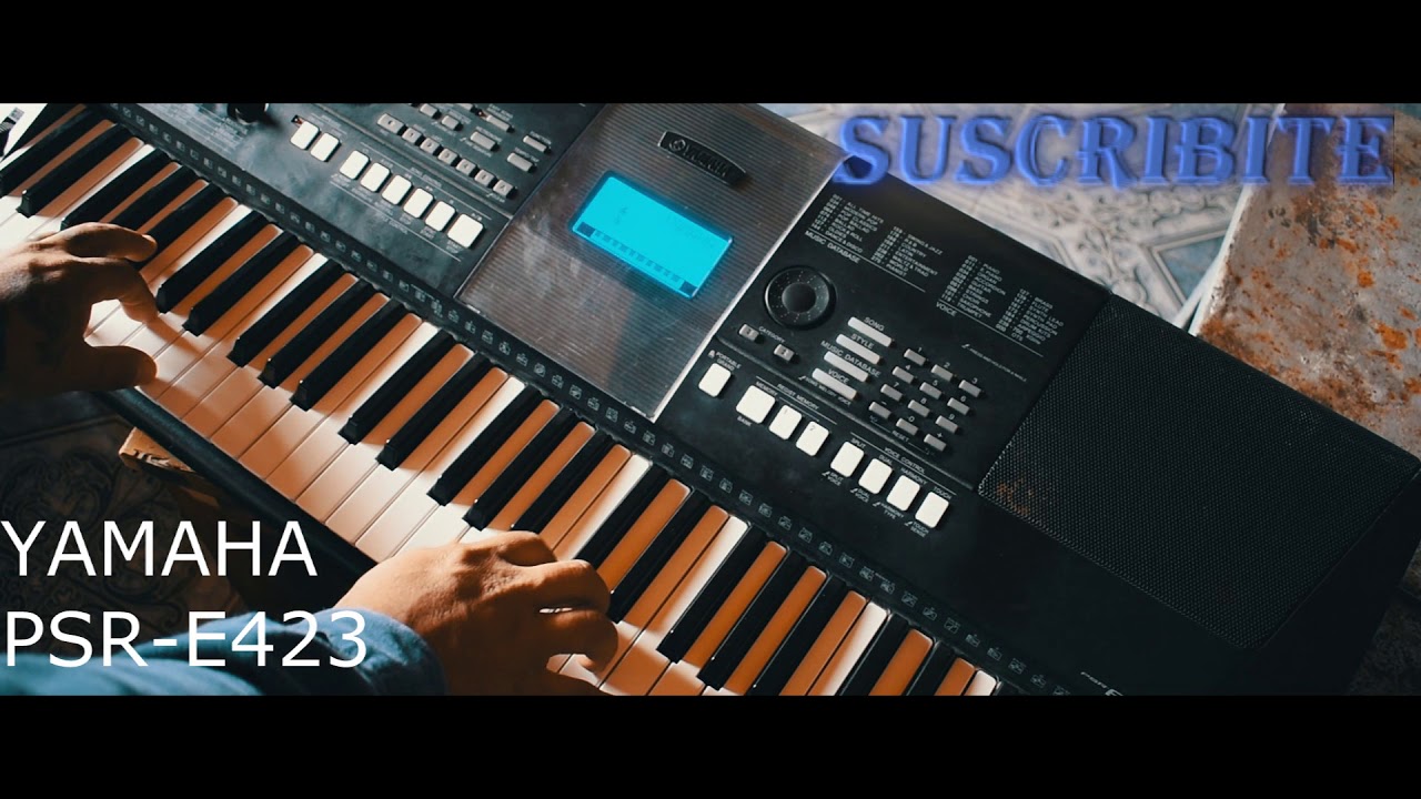 GUARDAR SONIDOS/DIVISION EN MEMORY/BANK DE YAMAHA PSR E423