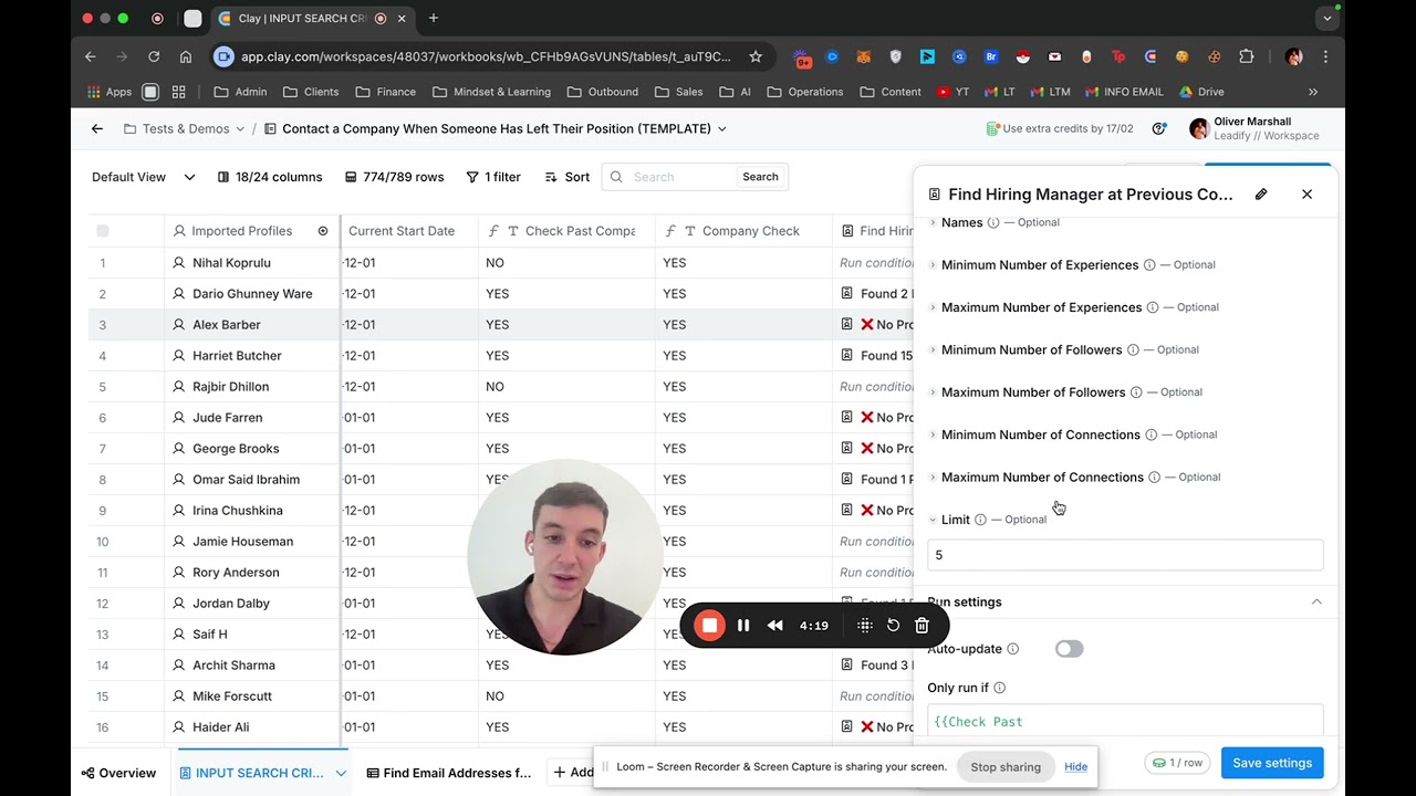 Automatically Reach out To Companies Where An Employee Has Left