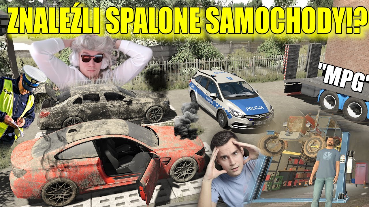 WEZWAŁ MNIE KOMENDANT!😳-ZWOLNI MNIE Z POLICJI?-ZNALAZŁ SPALONE SAMOCHODY!😨
