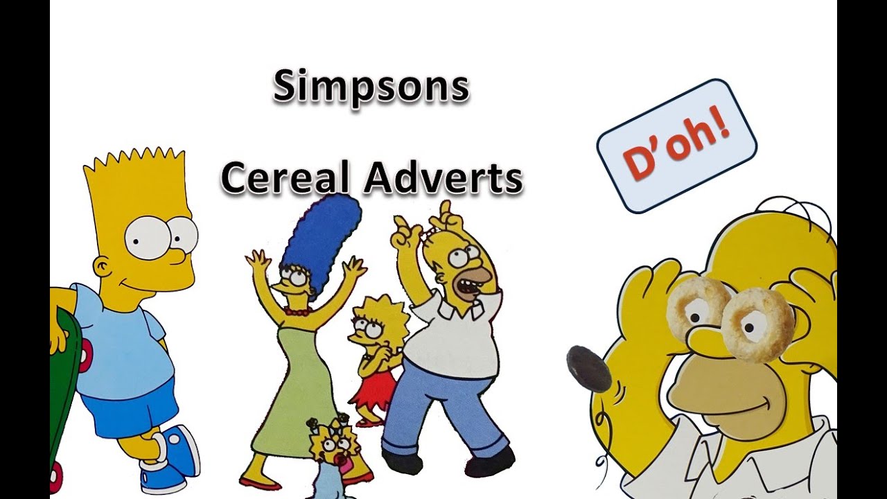 (1991-2003) The Simpsons Cereal Advert Compilation