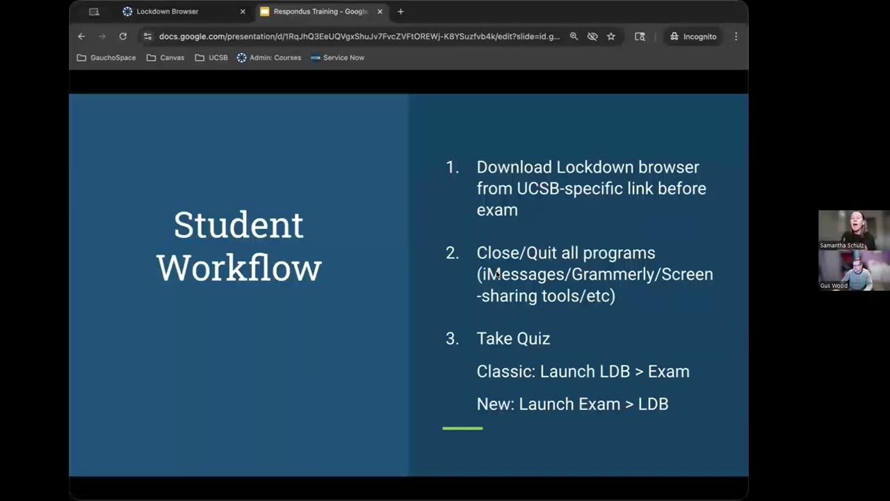 Respondus Lockdown Browser Training with Canvas