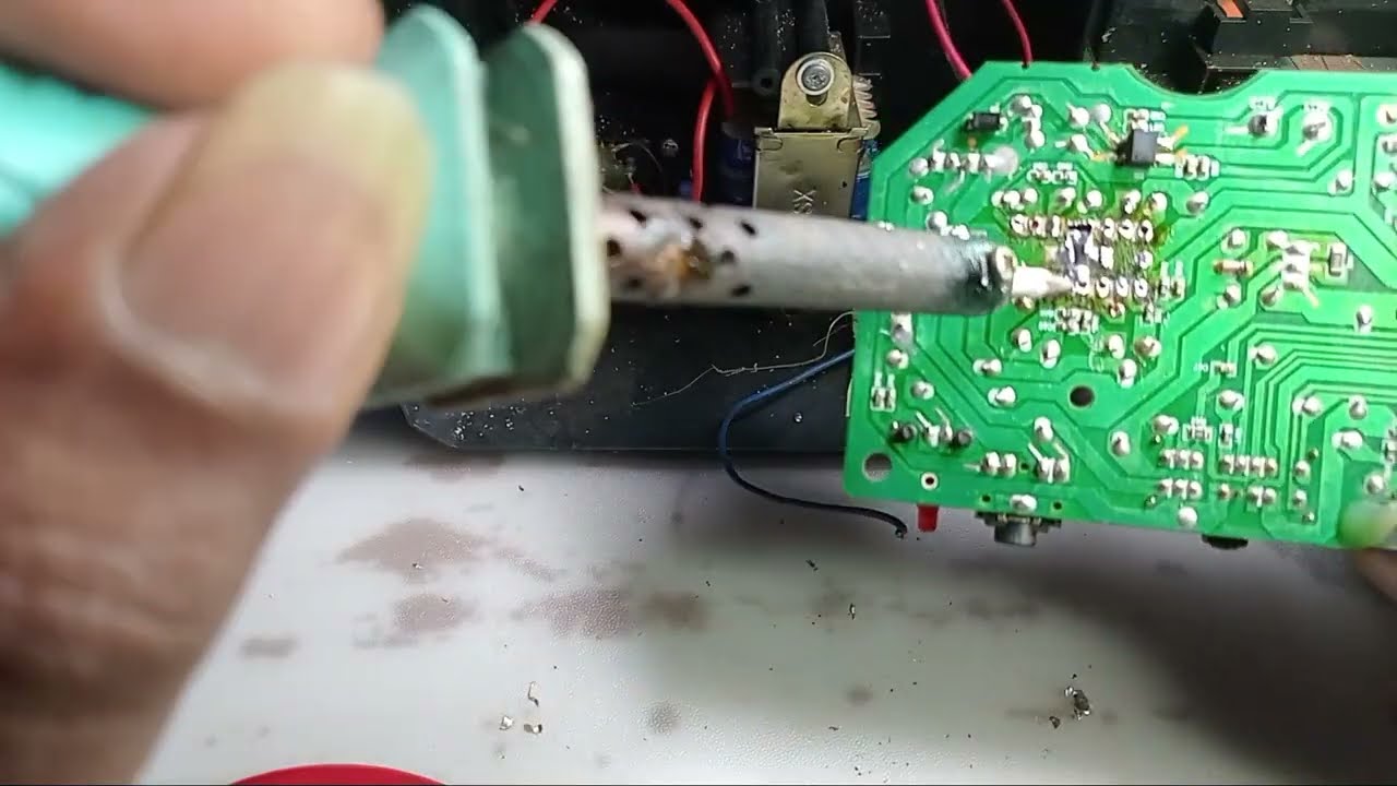 Small radio repair 6