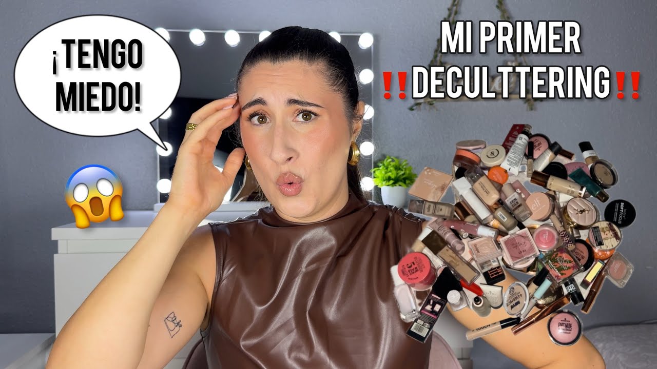 😱Primera vez haciendo DECLUTTERING DE MI COLECCION DE MAQUILLAJE ¡HA LLEGADO EL MOMENTO!