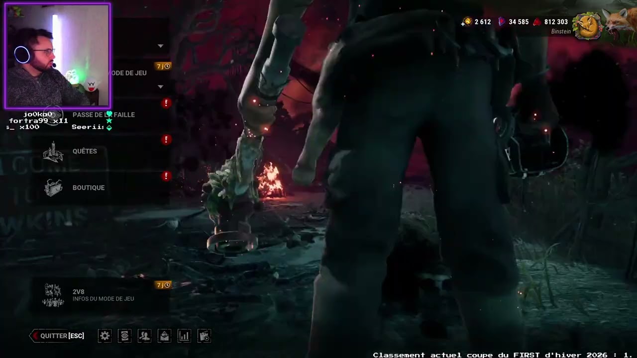 DBD 2v8 : Une premade de 8 pour le 2Vhuître ??