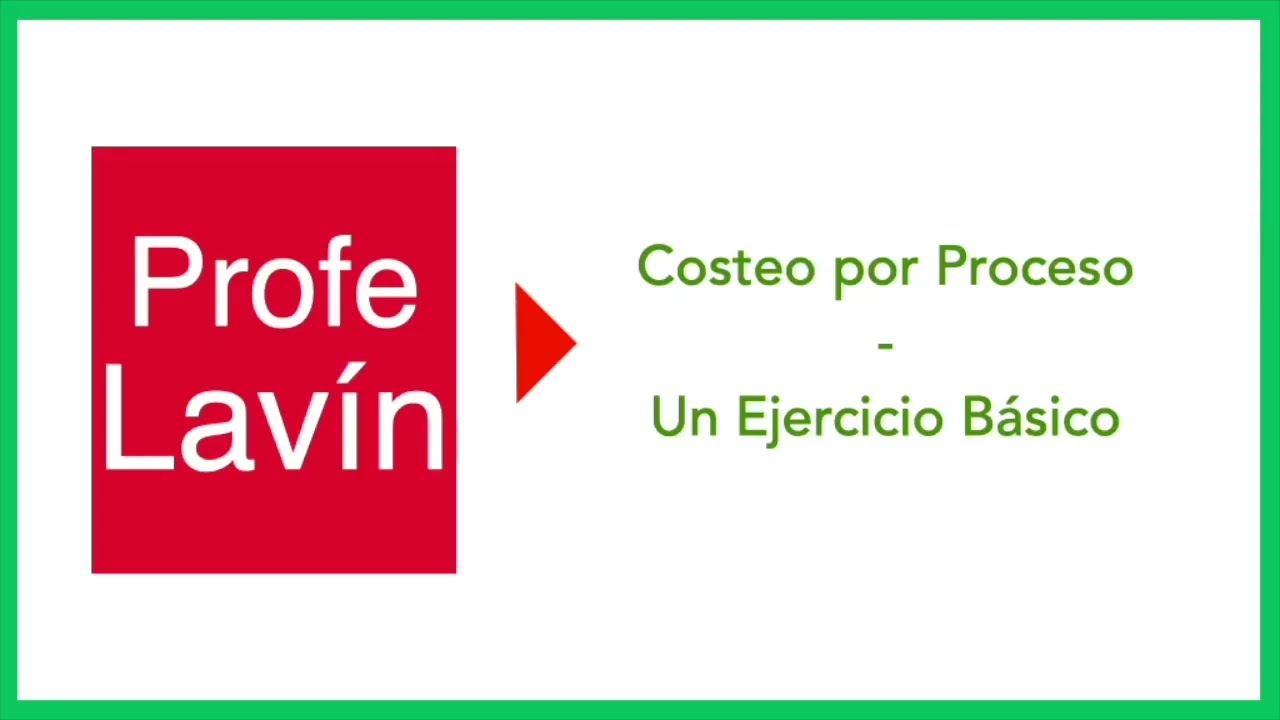 ✅ Costeo por Proceso - Ejemplo Básico Nivel 0 ✅