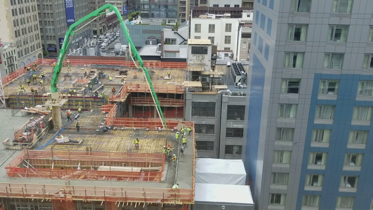 Concrete Pouring Timelapse