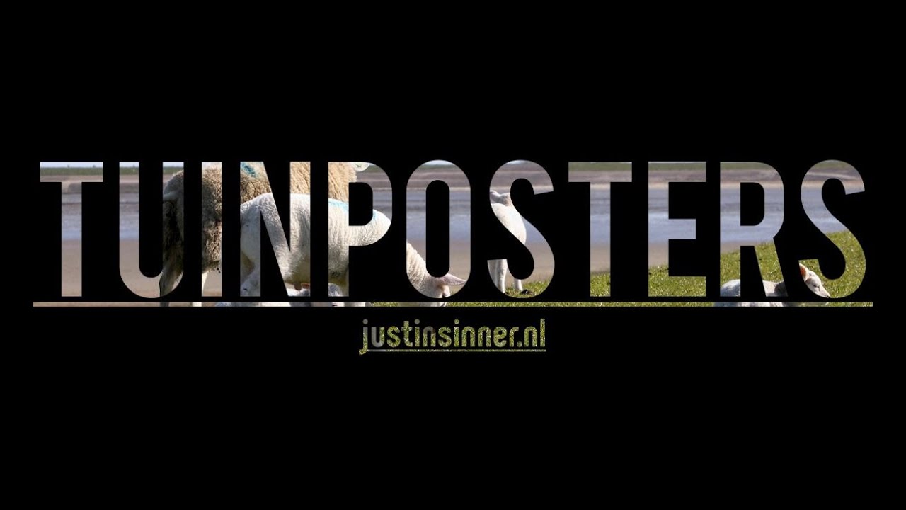 Tuinposters van de Texelse fotograaf JustinSinner.nl