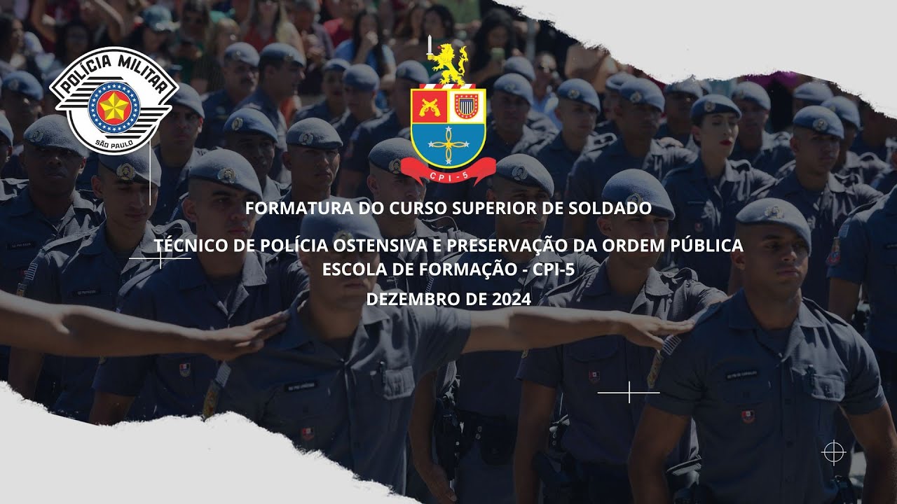 FORMATURA - CURSO SUPERIOR DE SOLDADO TÉCNICO EM POLÍCIA OSTENSIVA E PRESERVAÇÃO DA ORDEM PÚBLICA