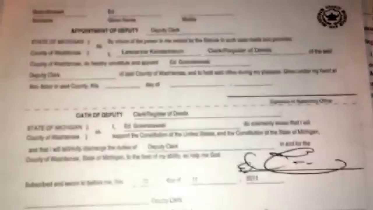 Oaths and Bonds Fraud Corrupt Clerks Judges Courts.