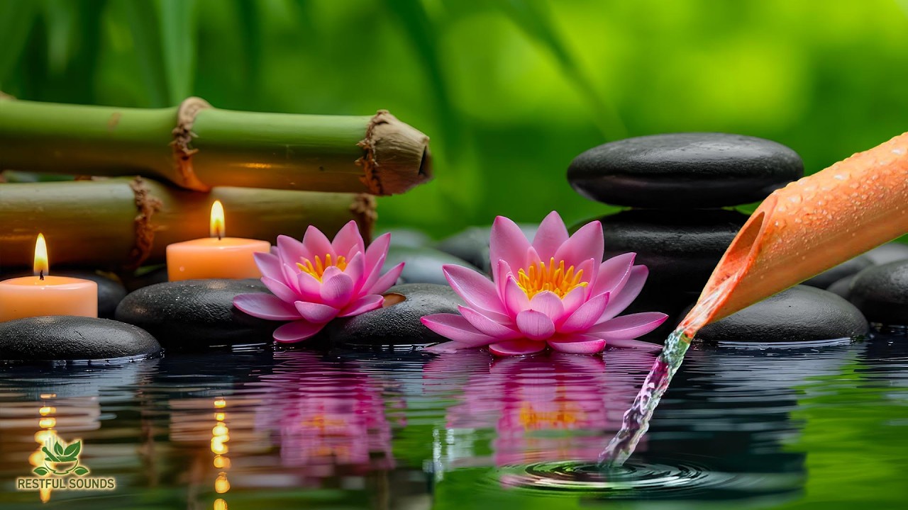 Healing Relaxation Music 🌿 Deep Sleep, Soft Water Sounds & Peaceful Spa Atmosphere