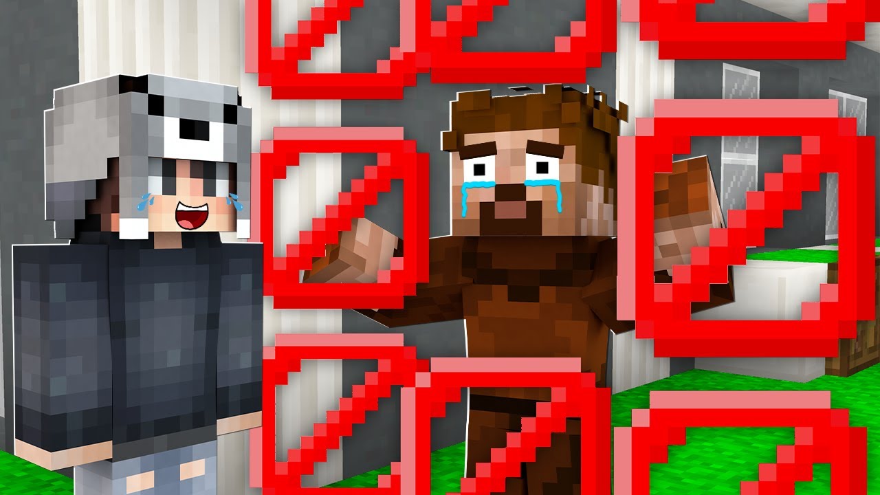 FAKİRİ ŞEHİRDEN YASAKLADIM 😱 - Minecraft