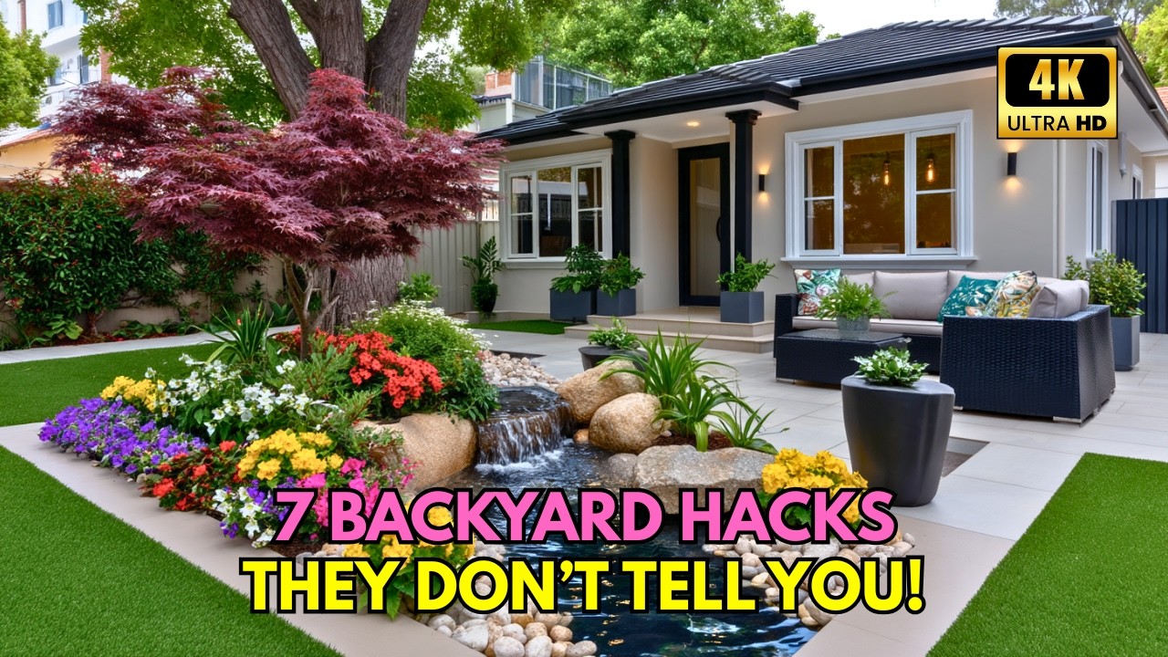 Unlock the Secret: 7 Key Elements for a Perfect Small Backyard Garden!
