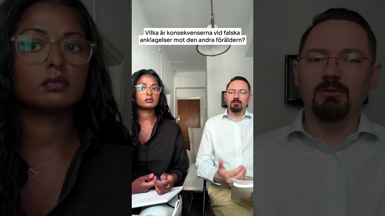 Vilka &auml;r konsekvenserna vid falska anklagelser mot den andra f&ouml;r&auml;ldern?