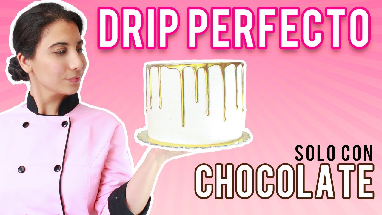 DRIP DORADO CON CHOCOLATE | ¡ Fácil y perfecto !