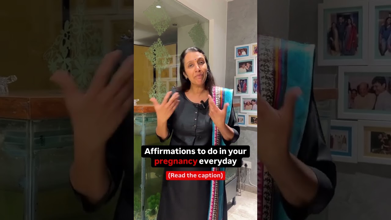 Affirmations to support mental and emotional well-being during pregnancy #garbhsanskar #pregnancy