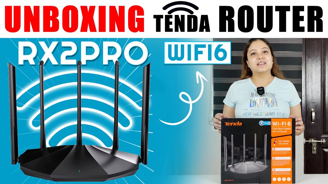 WIFI 6 on a budget - Tenda RX2 Pro Dual Band Gigabit Wifi6 Router Unboxing, Affordable WIFI 6 router