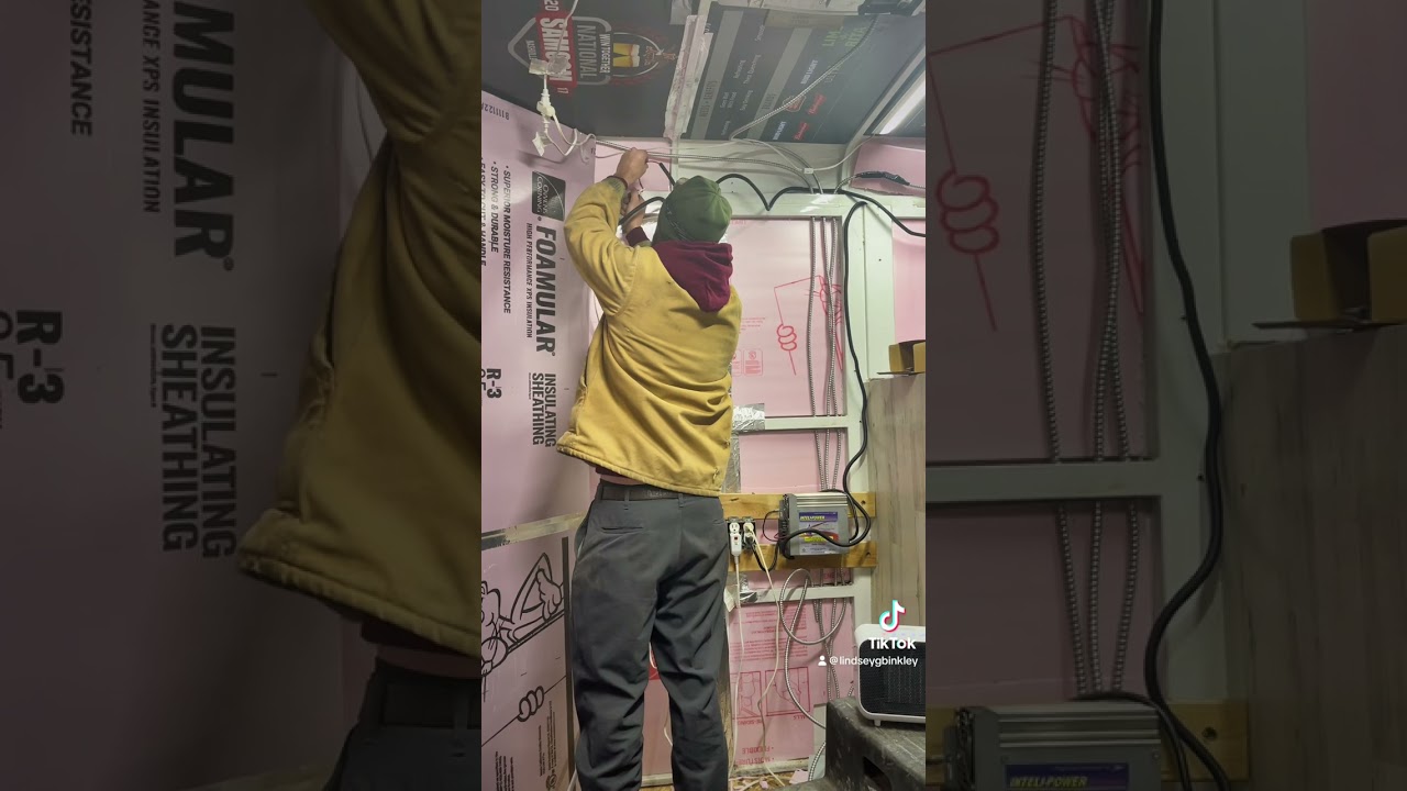 Horse trailer DIY remodel living quarters dressing room