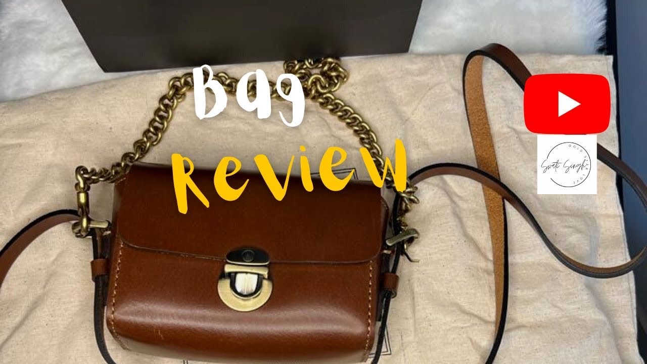 Made in India series!! Nappa dori saddle bag review!! Indian leather brand!!
