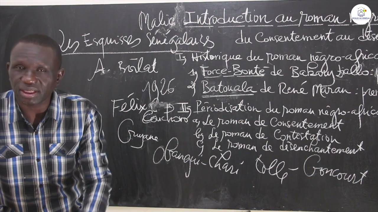 Cours - Première - Français : Introduction au roman négro-africain / Suite 2 / M. Ba