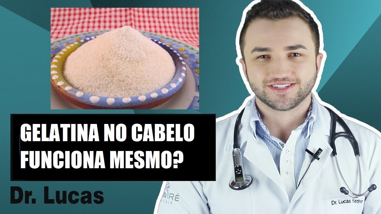 Gelatina incolor nos Cabelos Funciona? - Dr Lucas Fustinoni responde