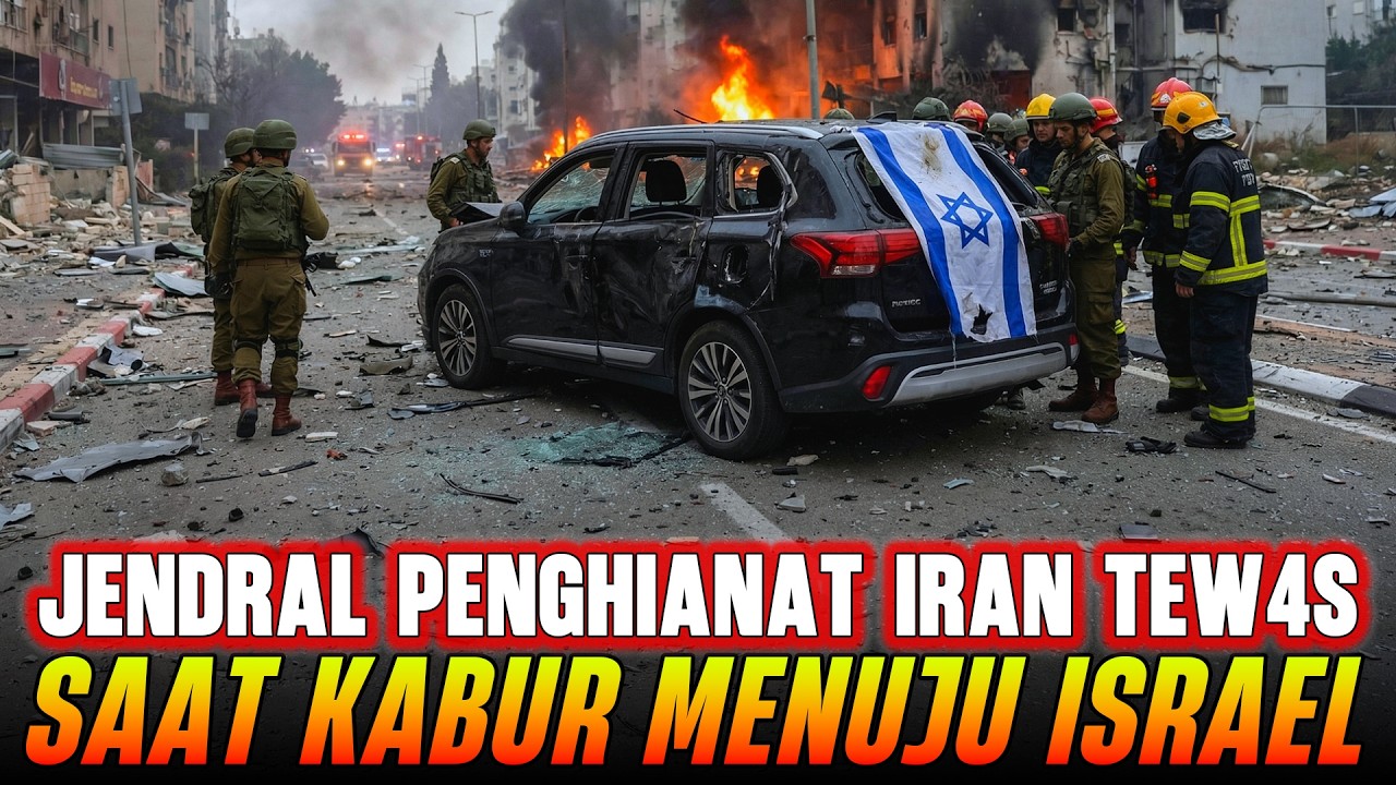 JENDRAL PENGHIANAT IRAN TEW4S SAAT INGIN MELARIKAN DIRI KE ISR4EL‼️