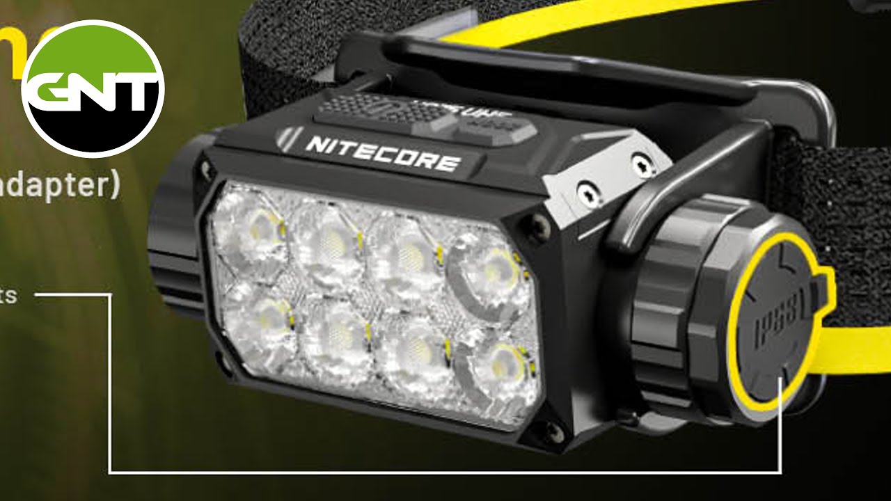 NEW RELEASE!! 3,000 Lumens Nitecore HC75 UHE - USB-C Rechargeable Heavy Duty Headlamp!