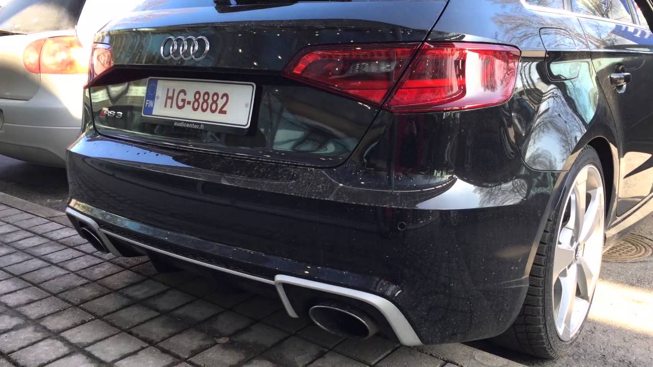 Audi RS3 cold start with RS sportsexhaust