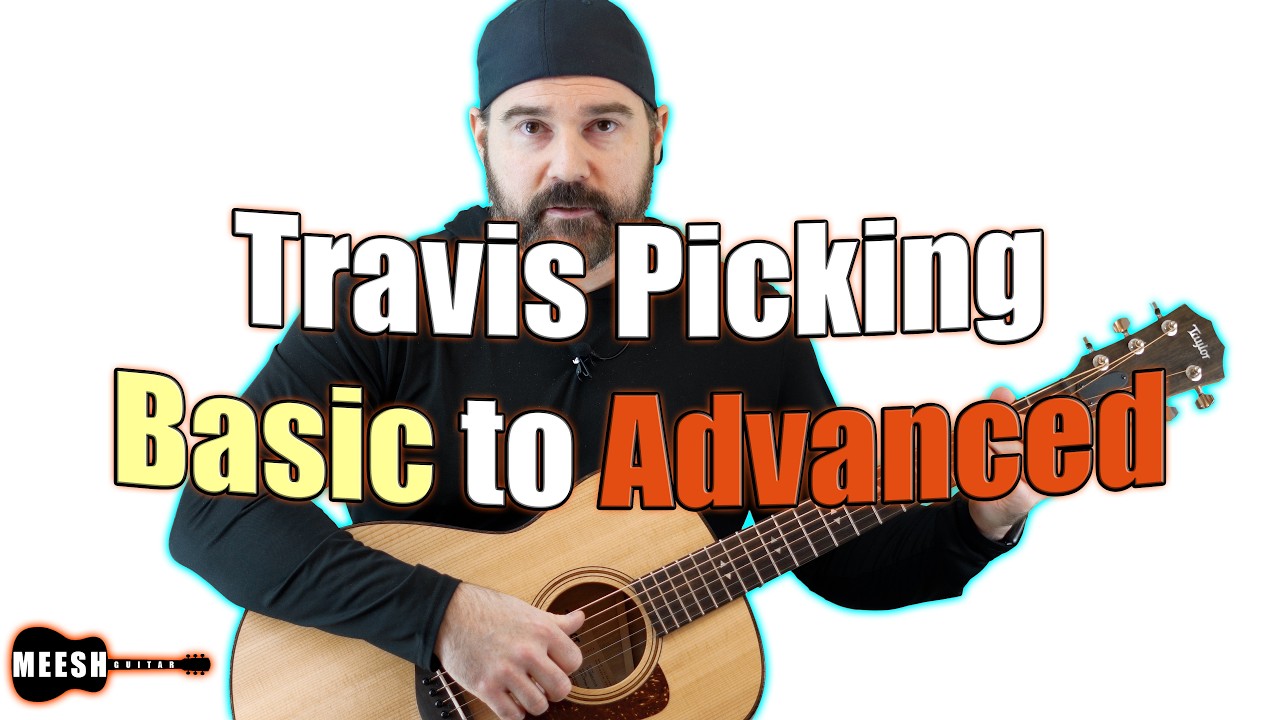The Best 6 Minute Travis Picking Lesson. Period.