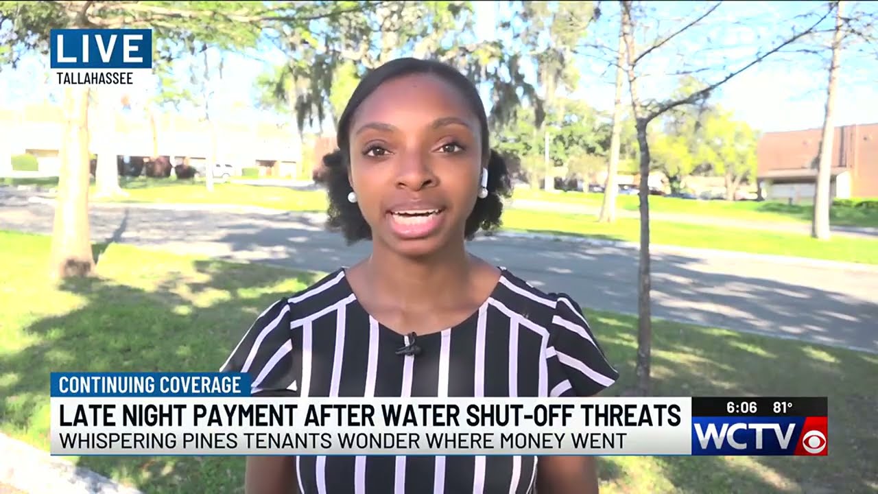 City threatens to shut off water at a Tallahassee apartment complex with delinquent utility account