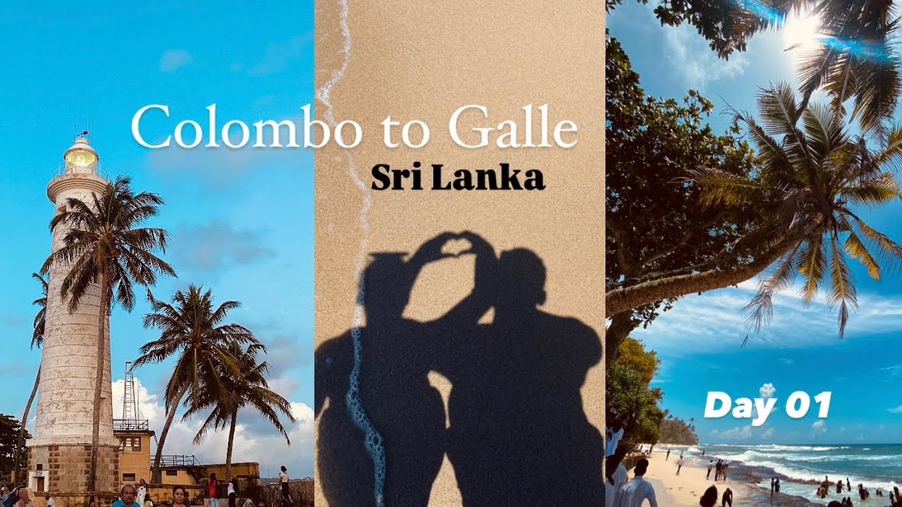 Colombo to Galle, Sri Lanka.🌊🌅 Galle Travel Vlog Day 01🌴👒