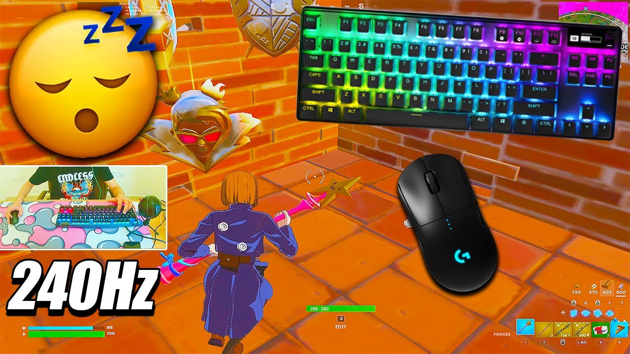 [240 FPS 4K] Solo Gameplay With Keyboard And Mouse Handcam | Relaxing ASMR Fortnite 🎧😴