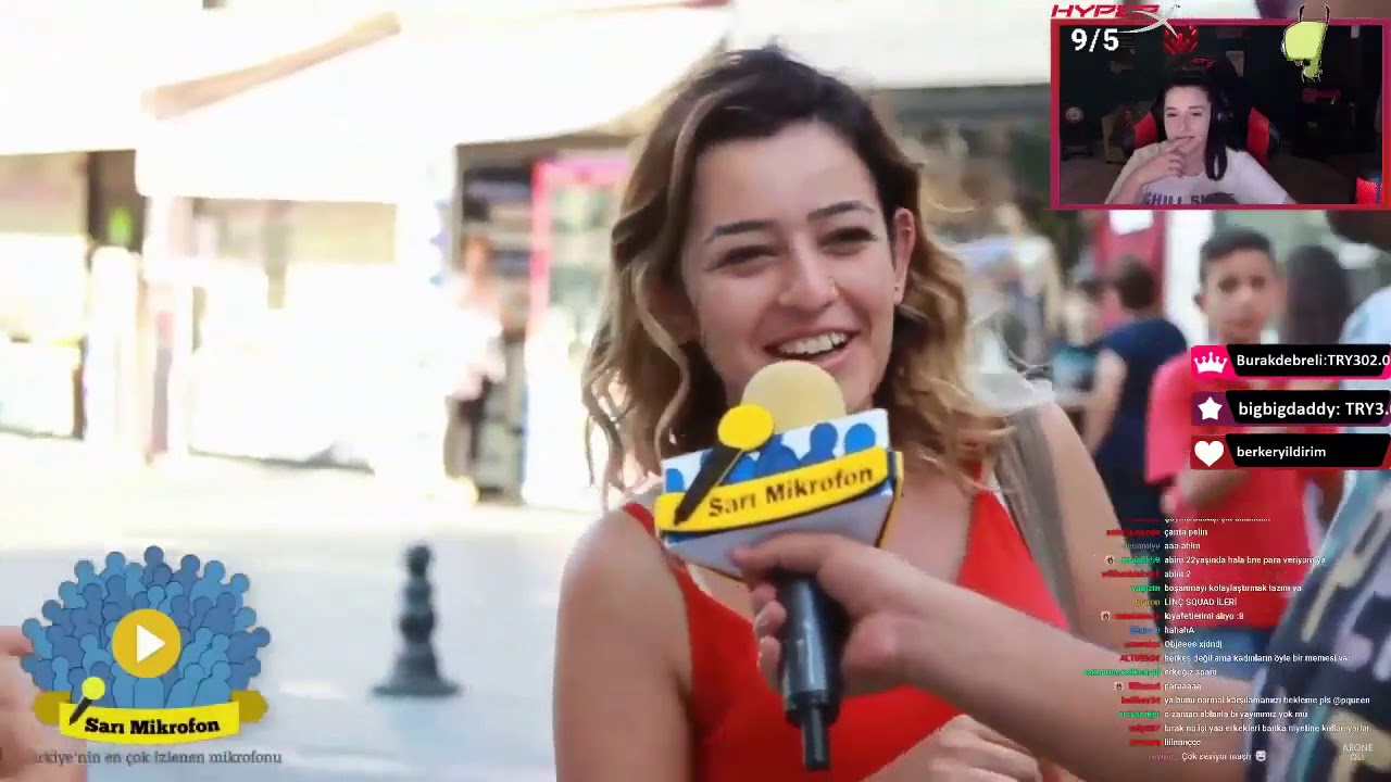 Pqueen - Sarı Mikrofon İzliyor (Türk Erkeği) !
